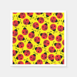 Servilleta De Papel Lady Bug Cute Kids Fiesta de cumpleaños