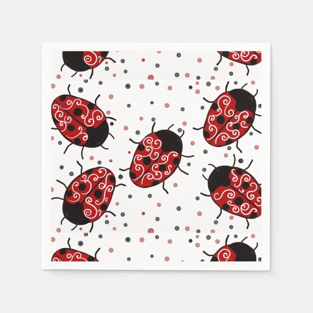 Servilleta De Papel Ladybug (Anverso)