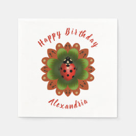 Servilleta De Papel Ladybug