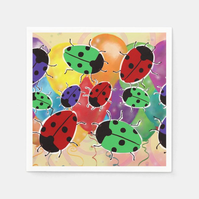 Servilleta De Papel Ladybug (Anverso)