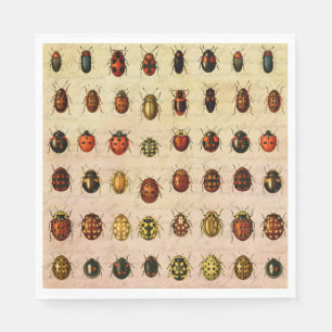 Servilleta De Papel Ladybug Ladybird Beetle Insect Bug