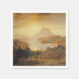 Servilleta De Papel Lago di Lugano – Albert Zimmermann