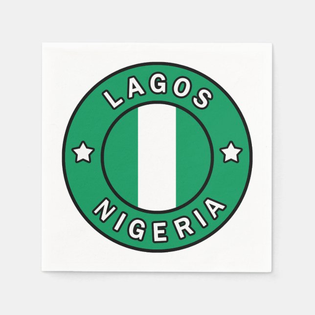 Servilleta De Papel Lagos Nigeria (Anverso)