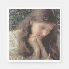 Servilleta De Papel Lágrimas de ralentí (bella mujer llorando)