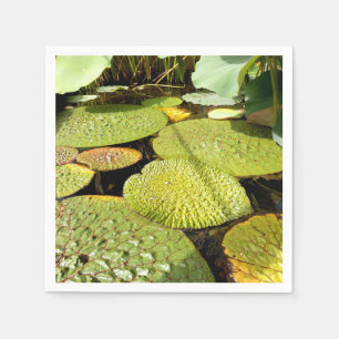 Servilleta De Papel Láminas de papel de Lily Pads