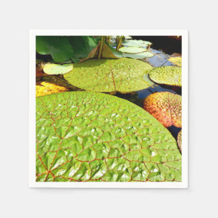 Servilleta De Papel Láminas de papel de Lily Pads