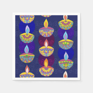 Servilleta De Papel Lámparas Diwali Diya