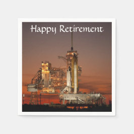 Servilleta De Papel Lanzamiento del transbordador espacial Atlantis NA