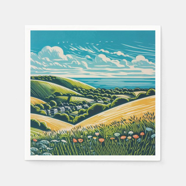 Servilleta De Papel Las batas de Sussex (Anverso)