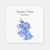 Las campanas Bodas azules personalizadas