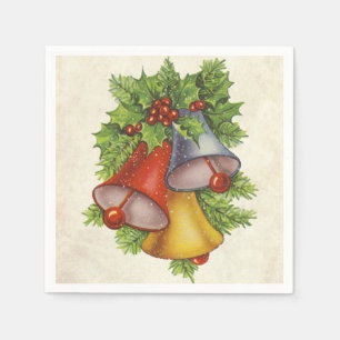 Servilleta De Papel Las campanas de los Navidades