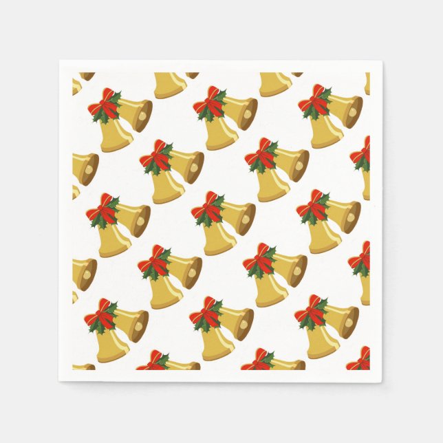 Servilleta De Papel Las campanas están sonando (Anverso)