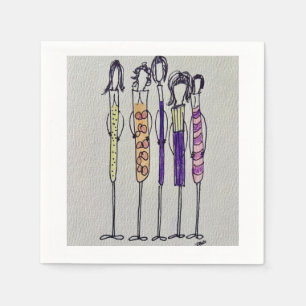 Servilleta De Papel Las Chicas del Vino