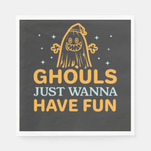 Servilleta De Papel ¡Las Chicas Solo Quieren Divertirse! Halloween