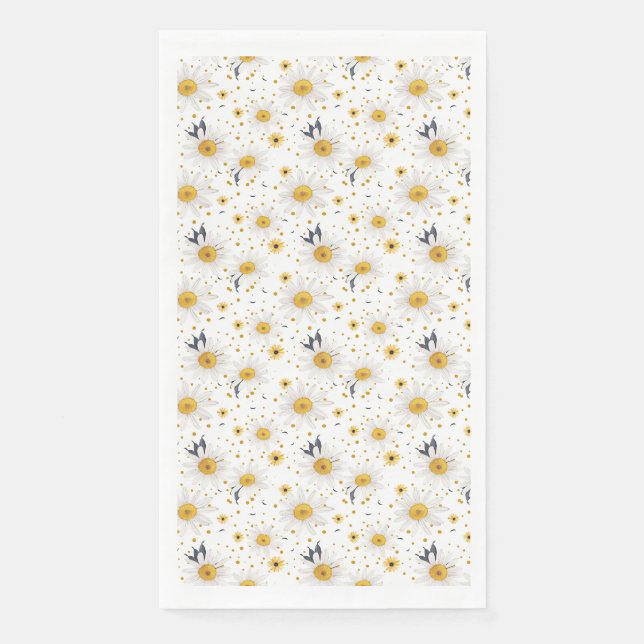 Servilleta De Papel Las flores no dicen, muestran (Anverso)