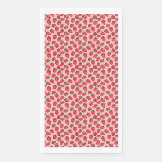 Servilleta De Papel Las Fresas Son Las Sonrisas De Verano (Anverso)