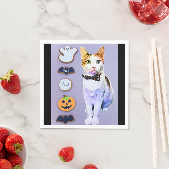 Servilleta De Papel Las galletas de Halloween de Cleopatra (In situ)