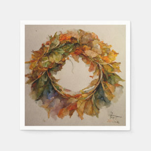 Servilleta De Papel Las hojas de otoño son clásicas