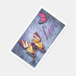 Servilleta De Papel Las mariposas adoran el azul