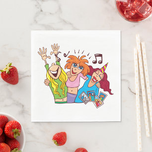 Servilleta De Papel Las mujeres se dividen