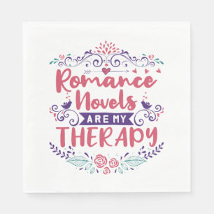 Servilleta De Papel Las novelas románticas son mi terapia