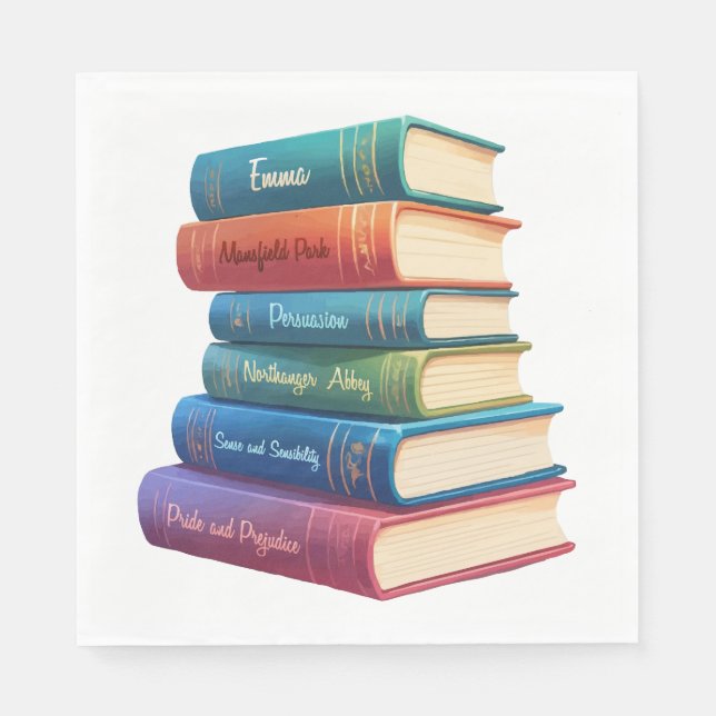 Servilleta De Papel Las novelas VIII de Jane Austen (Anverso)
