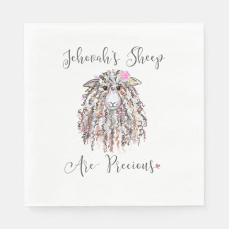 Servilleta De Papel "Las ovejas de Jehová son preciosas" servilletas