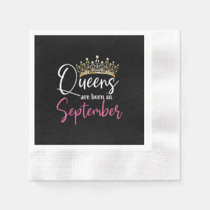 Servilleta De Papel Las Reinas Nacidas en Septiembre