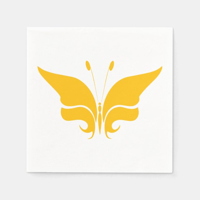 Servilleta De Papel Las servilletas de charma de mariposa de la natura (Anverso)