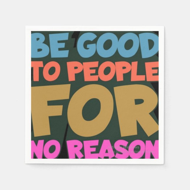 Servilleta De Papel ¡Las servilletas de ese pop! Diseñar el propio (Anverso)