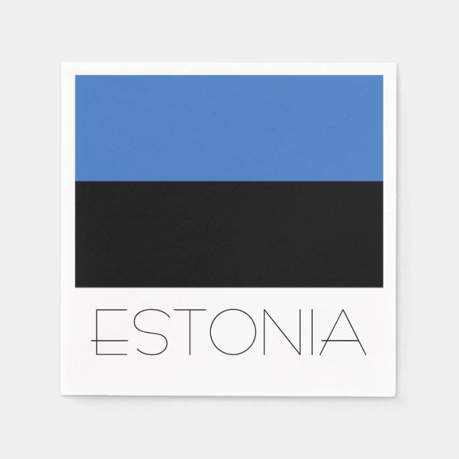 Servilleta De Papel ¡Las servilletas de Estonia! (Anverso)