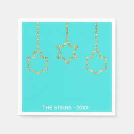 Servilleta De Papel Las servilletas de Hanukkah personifican los "enca