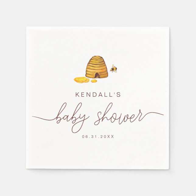 Servilleta De Papel Las servilletas de mamá a Bee (Anverso)