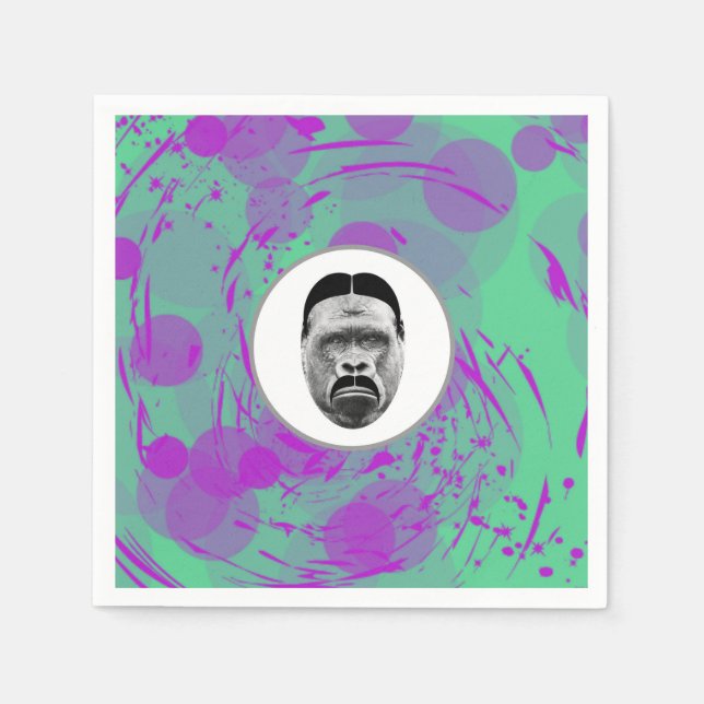 Servilleta De Papel Las servilletas de papel de gorila (Anverso)