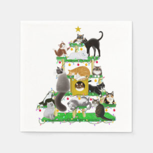 Servilleta De Papel Las servilletas de papel del árbol del gato para