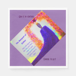 Servilleta De Papel Las servilletas del almuerzo - El banquete de Esth