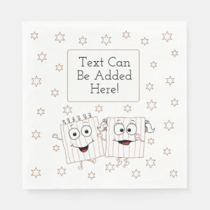 Servilleta De Papel Las servilletas estándar blancas de la Pascua Mat