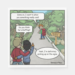 Servilleta De Papel Las servilletas Fiestas divertidas