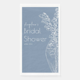 Servilleta De Papel Las servilletas fiestas para una ducha de novia.