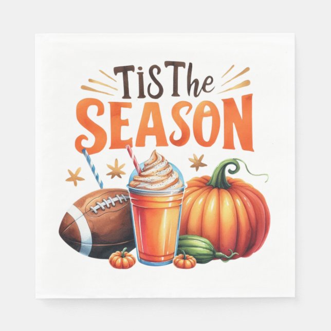 Servilleta De Papel Las toallas de temporada (Anverso)