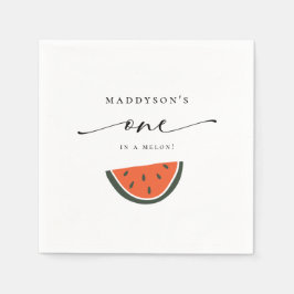 Servilleta De Papel Las toallas Fiestas de uno en Melón