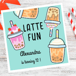 Servilleta De Papel Latte divertido café bebé cumpleaños