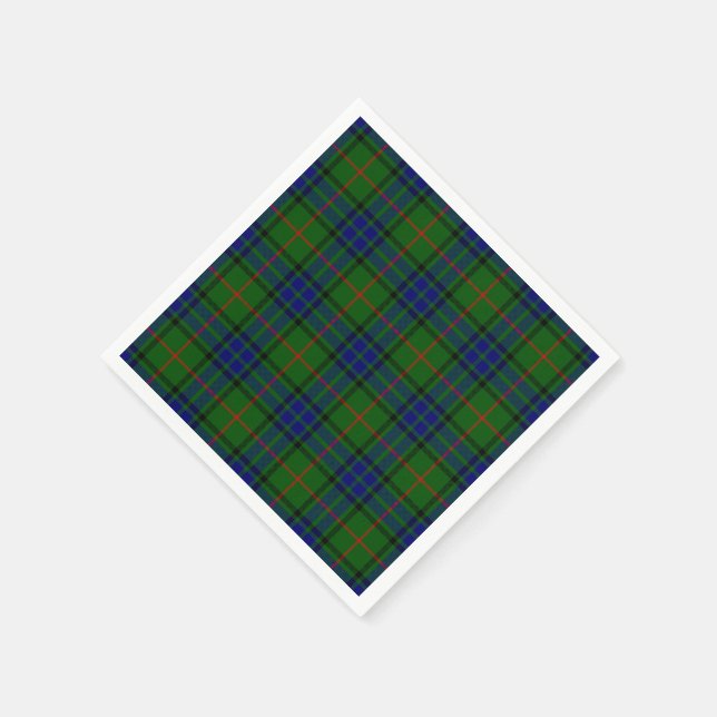 Servilleta De Papel Lauder Tartan Plaid Paper Napkins (Borde)