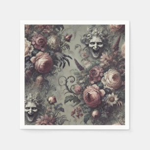 Servilleta De Papel Laugh Lines - Floral gótica