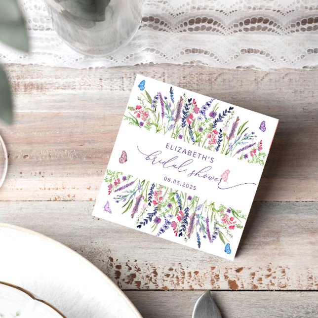 Servilleta De Papel Lavanda acuática Ducha de novia (Subido por el creador)