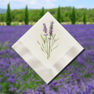 Servilleta De Papel Lavanda vintage