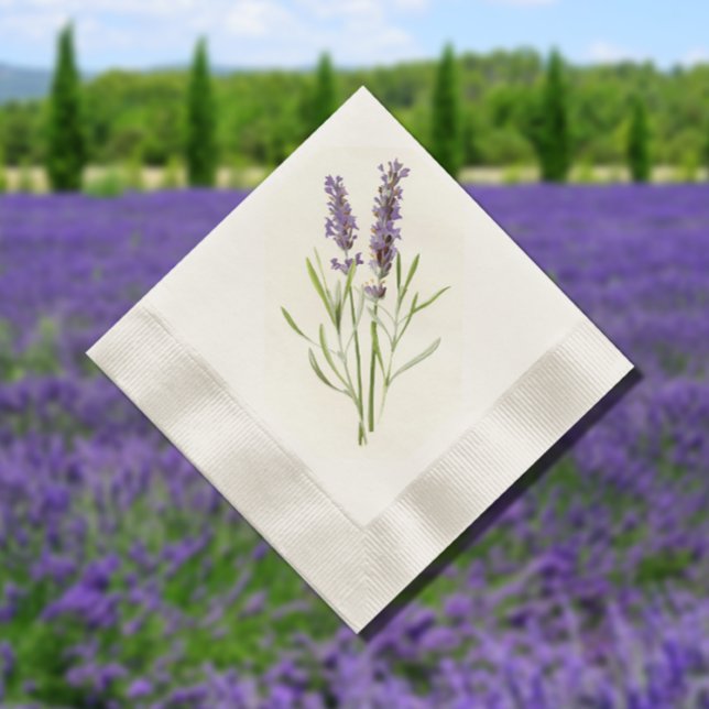 Servilleta De Papel Lavanda vintage (Subido por el creador)