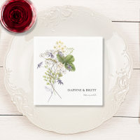Lavanda y flores silvestres rusas Boda blanco