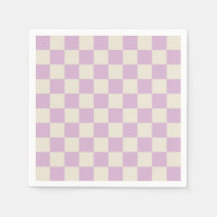 Lavanda y tablero de verificación blanco desactiva