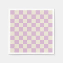 Lavanda y tablero de verificación blanco desactiva